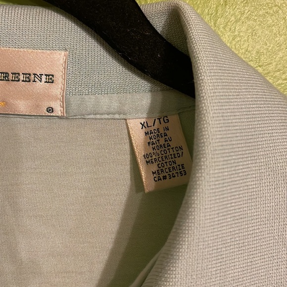 Fairway & Greene Men’s Mint Golf Polo Shirt Size XL - Picture 5 of 6